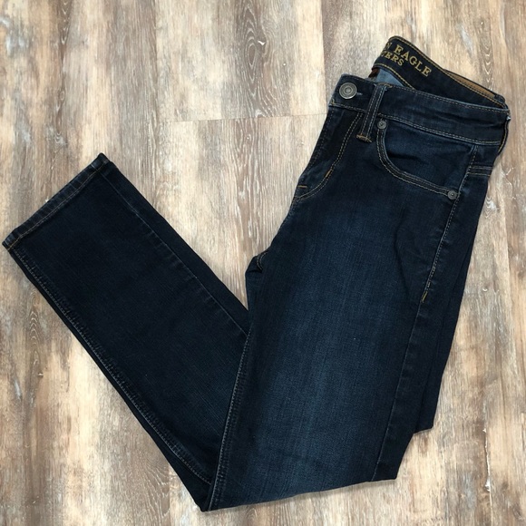 American Eagle AE men’s Active Flex Skinny Jeans Size 26 x 28 - Picture 2 of 7